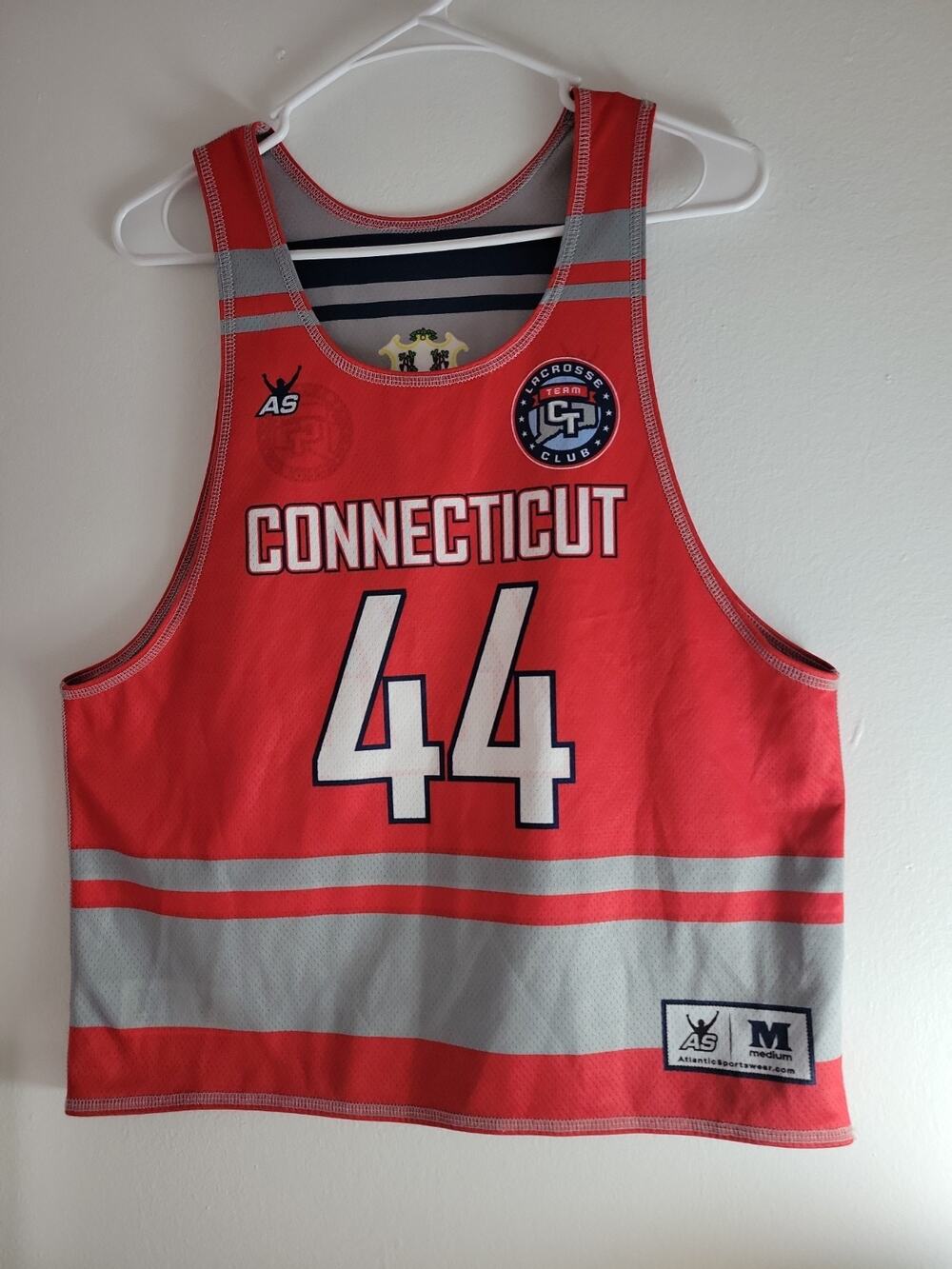 Connecticut Lacrosse Team Club #44 WNBA Basketball Reversible Jersey Women's M